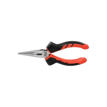Holex Snipe Nose Pliers with Grips, Bright Finish, Overall Length: 160 mm 713195 160